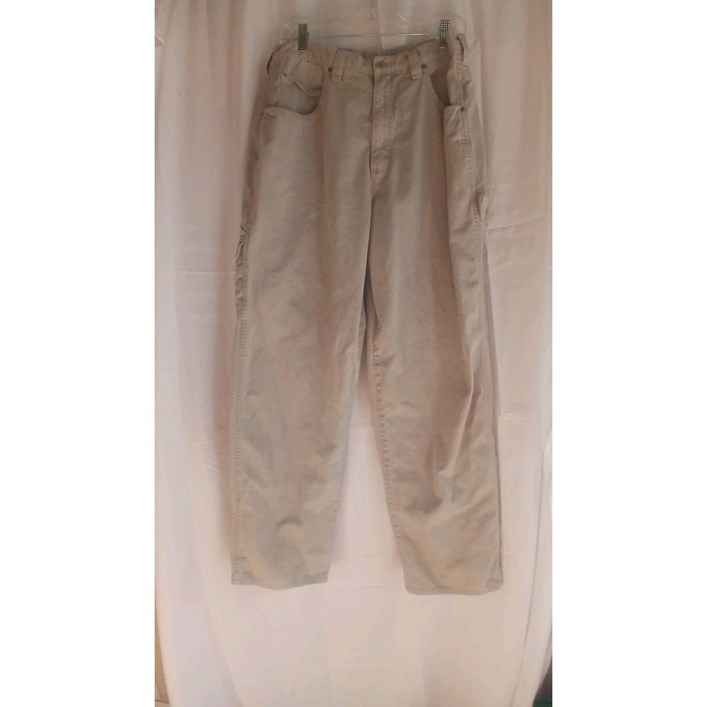wrangler khaki‎ pants Mens Size 34x34